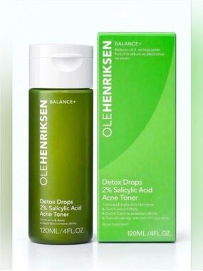 Ole Henriksen Balance+ Detox Drops Acne Toner - Green & White
